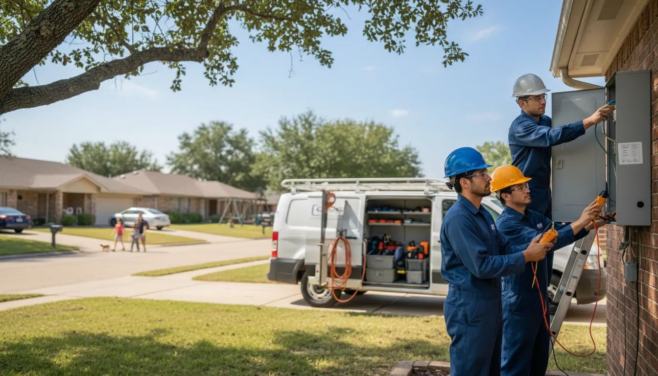 Certified electrician providing emergency electrical services in Saint George, KS